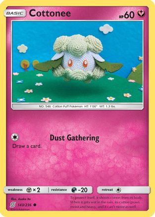 Cottonee (143/236) - SM  Unified Minds  - Common