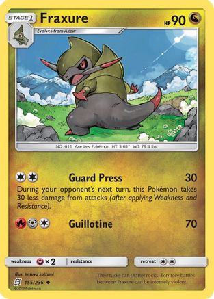 Fraxure (155/236) - SM  Unified Minds  - Uncommon