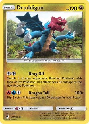 Druddigon 157/236 - SM  Unified Minds Normal - Common