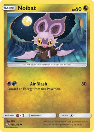 Noibat (158/236) - SM  Unified Minds Reverse Holofoil - Common