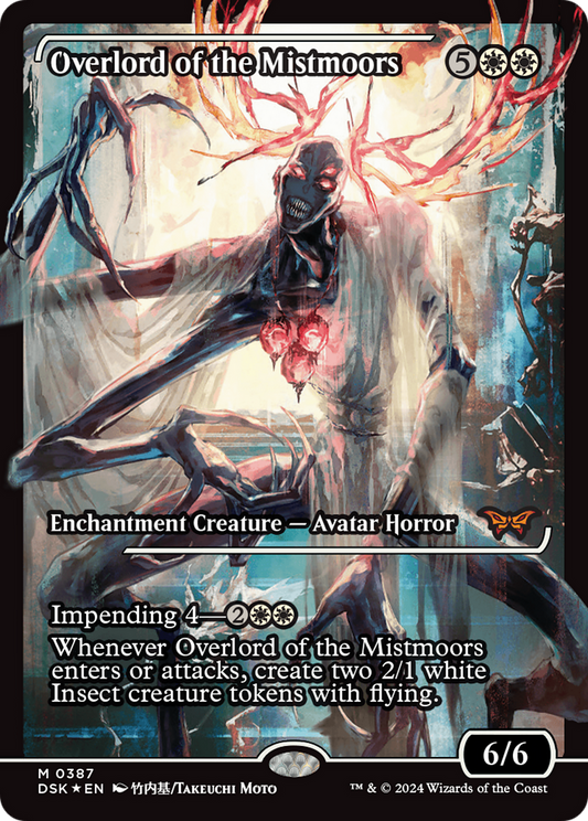 Overlord of the Mistmoors (DSK-387) - Duskmourn: House of Horror: (Showcase) Foil