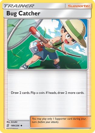 Bug Catcher (189/236) - SM  Unified Minds Reverse Holofoil - Uncommon