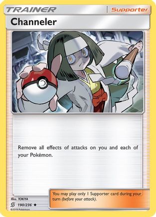 Channeler - 190/236 - SM  Unified Minds Reverse Holofoil - Uncommon