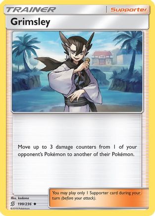 Grimsley - 199/236 - SM  Unified Minds Reverse Holofoil