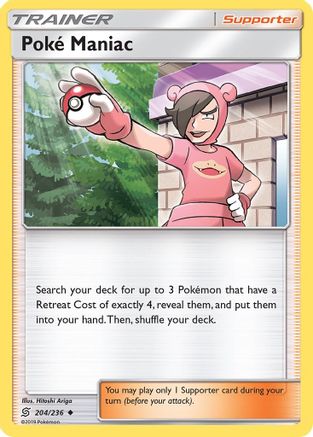 Poké Maniac 204/236 - Unified Minds Reverse Holofoil