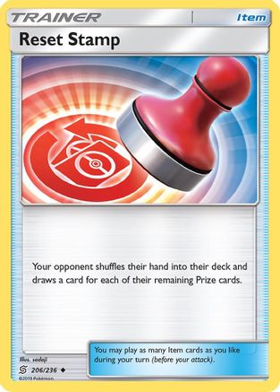 Reset Stamp (206/236) - SM  Unified Minds  - Uncommon