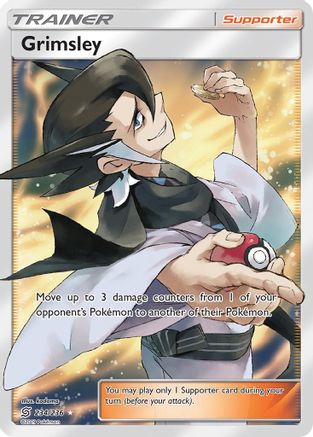 Grimsley (Full Art) - 234/236 - SM  Unified Minds Holofoil