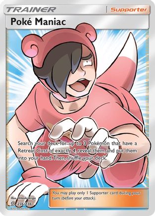 Poke Maniac (Full Art) 236 - SM  Unified Minds Holofoil - Ultra Rare
