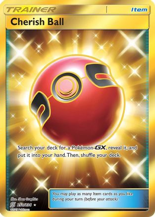 Cherish Ball (Secret) - 250/236 - SM  Unified Minds Holofoil - Secret Rare