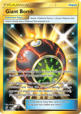 Giant Bomb (Secret) (251/236) - SM  Unified Minds Holofoil - Secret Rare