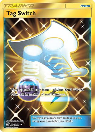 Tag Switch (Secret) (254/236) - SM  Unified Minds Holofoil - Secret Rare