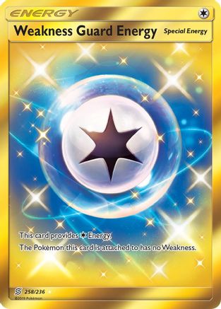 Weakness Guard Energy (Secret) (258/236) - SM  Unified Minds Holofoil - Secret Rare