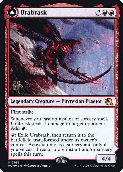 Urabrask // The Great Work (PMOM-169S) - March of the Machine Promos Foil