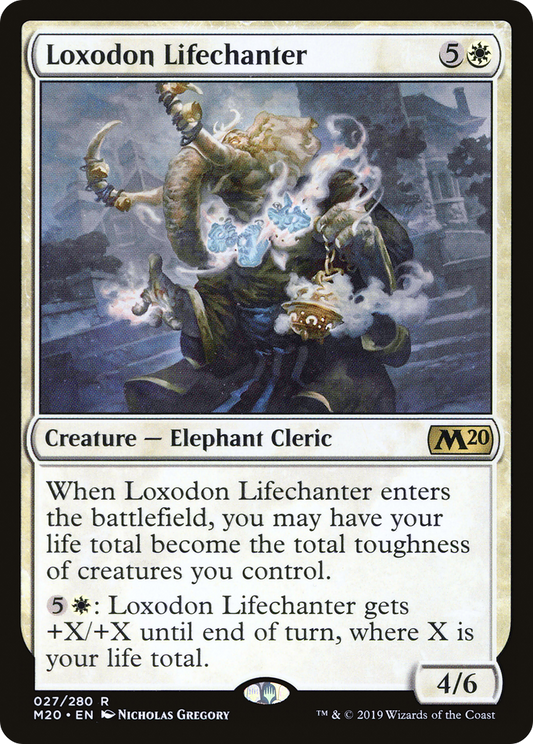 Loxodon Lifechanter (M20-027) - Core Set 2020 Foil