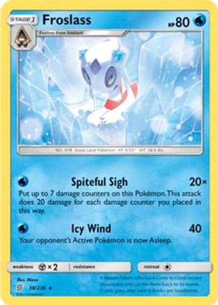 Froslass 038/236 - Deck Exclusives Normal - Rare