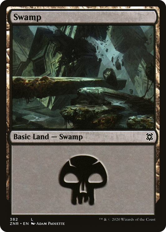 Swamp (ZNR-382) - Zendikar Rising Foil