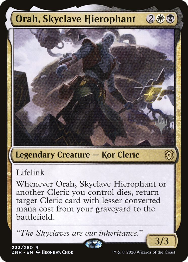 Orah, Skyclave Hierophant (PPZNR-233) - Zendikar Rising Promos Foil (Promo Pack)