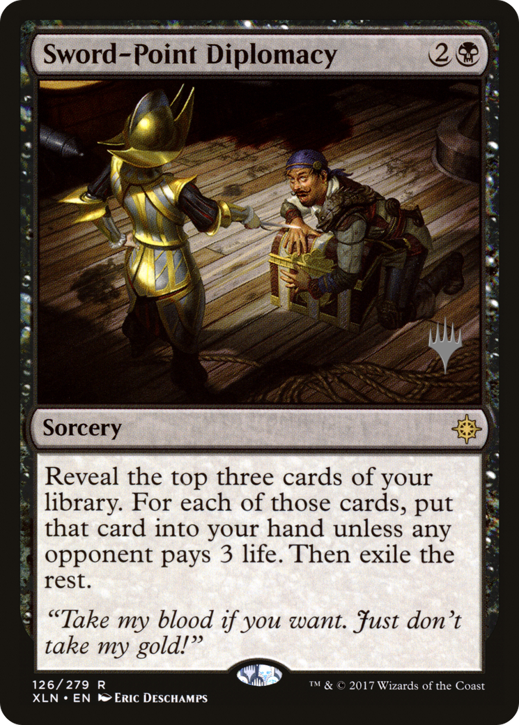 Sword-Point Diplomacy (PPM20-126P) - Ixalan Promos (Promo Pack)