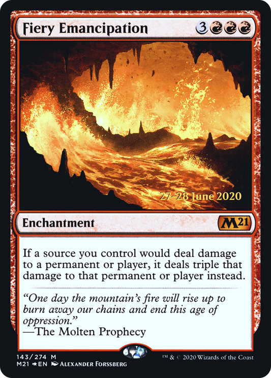 Fiery Emancipation (PM21-143S) - Core Set 2021 Promos Foil