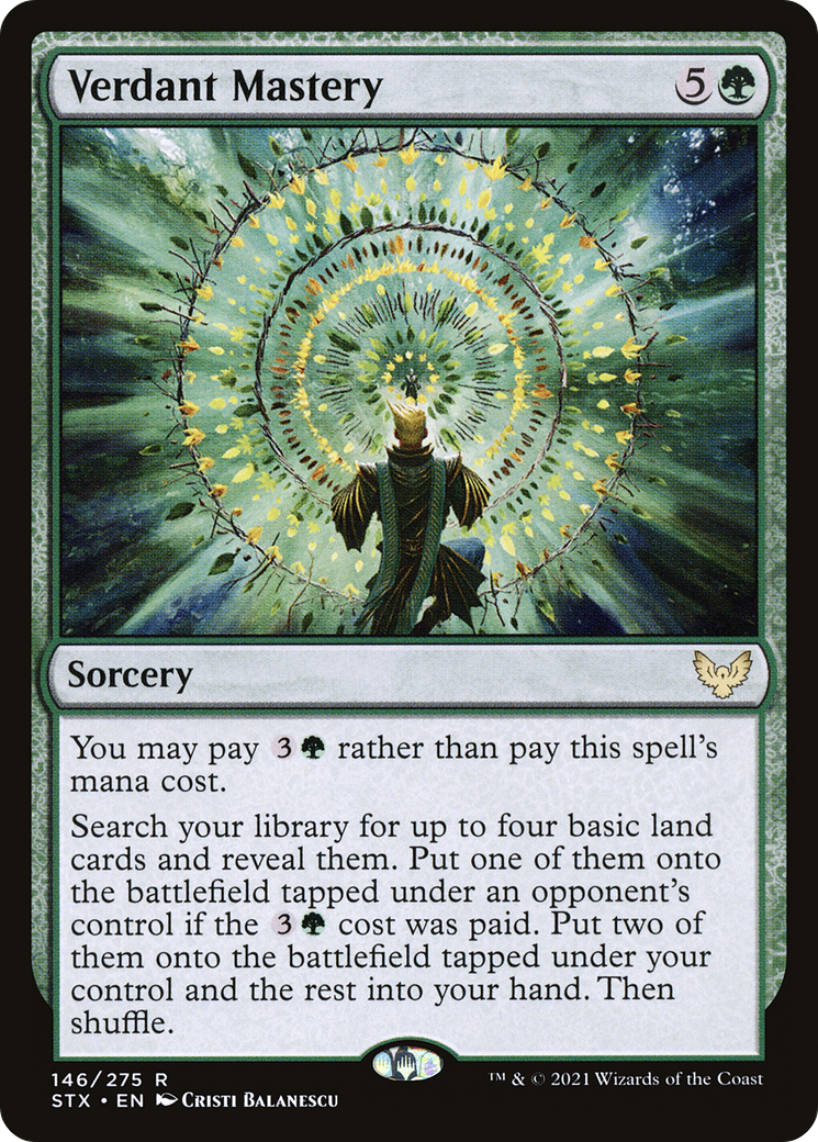 Verdant Mastery (STX-146) - Strixhaven: School of Mages Foil