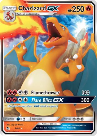 Charizard GX (9/68) - Hidden Fates Holofoil - Ultra Rare