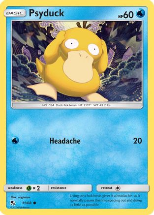 Psyduck 11/68 - Hidden Fates Reverse Holofoil