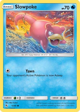 Slowpoke 12/68 - Hidden Fates Reverse Holofoil