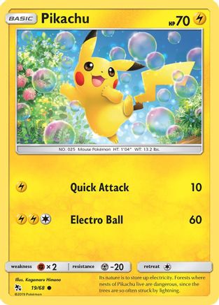 Pikachu 19/68 - Hidden Fates