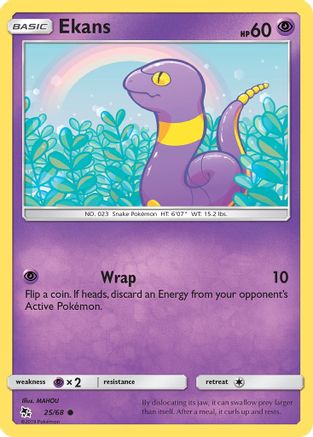 Ekans (25)  - Hidden Fates Normal