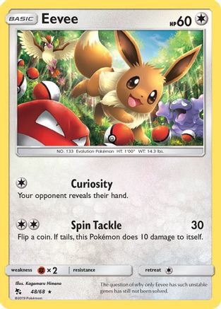 Eevee (48)  - Hidden Fates Holofoil