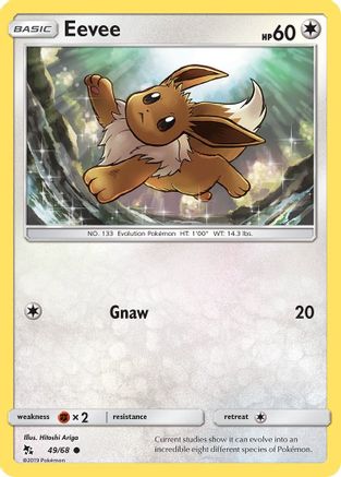 Eevee (49)  - Hidden Fates Reverse Holofoil
