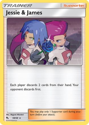 Jessie & James (58/68) - Hidden Fates Holofoil - Holo Rare
