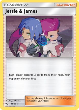 Jessie & James 58/68 - Hidden Fates Reverse Holofoil