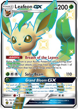 Leafeon GX (SV46/SV94) - Hidden Fates Shiny Vault Holofoil - Shiny Holo Rare