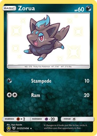 Zorua SV25/94 - Shiny Vault Holofoil