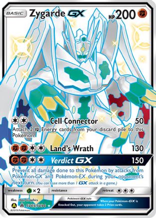 Zygarde GX (SV65/SV94) - Hidden Fates Shiny Vault Holofoil - Shiny Holo Rare