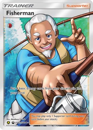 Fisherman (SV83/SV94) - Hidden Fates Shiny Vault Holofoil - Shiny Holo Rare