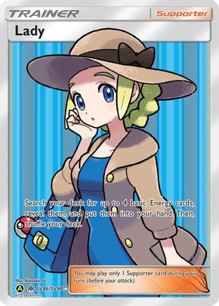 Lady (SV86/SV94) - Hidden Fates Shiny Vault Holofoil - Shiny Holo Rare