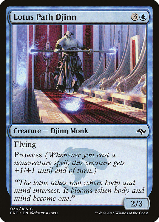 Lotus Path Djinn (FRF-039) - Fate Reforged