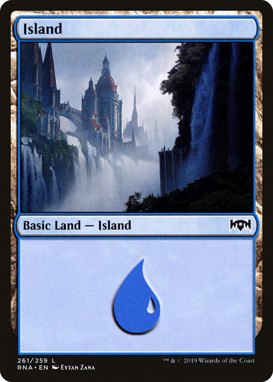 Island (RNA-261) - Ravnica Allegiance Foil