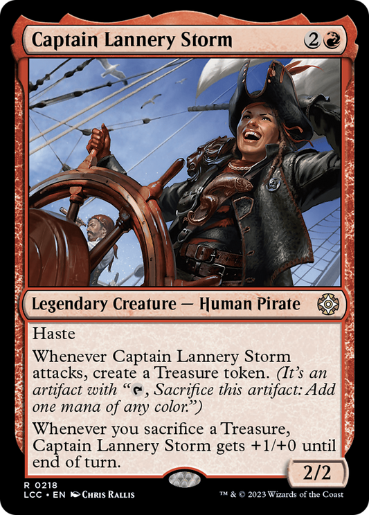 Captain Lannery Storm (LCC-218) - The Lost Caverns of Ixalan Commander