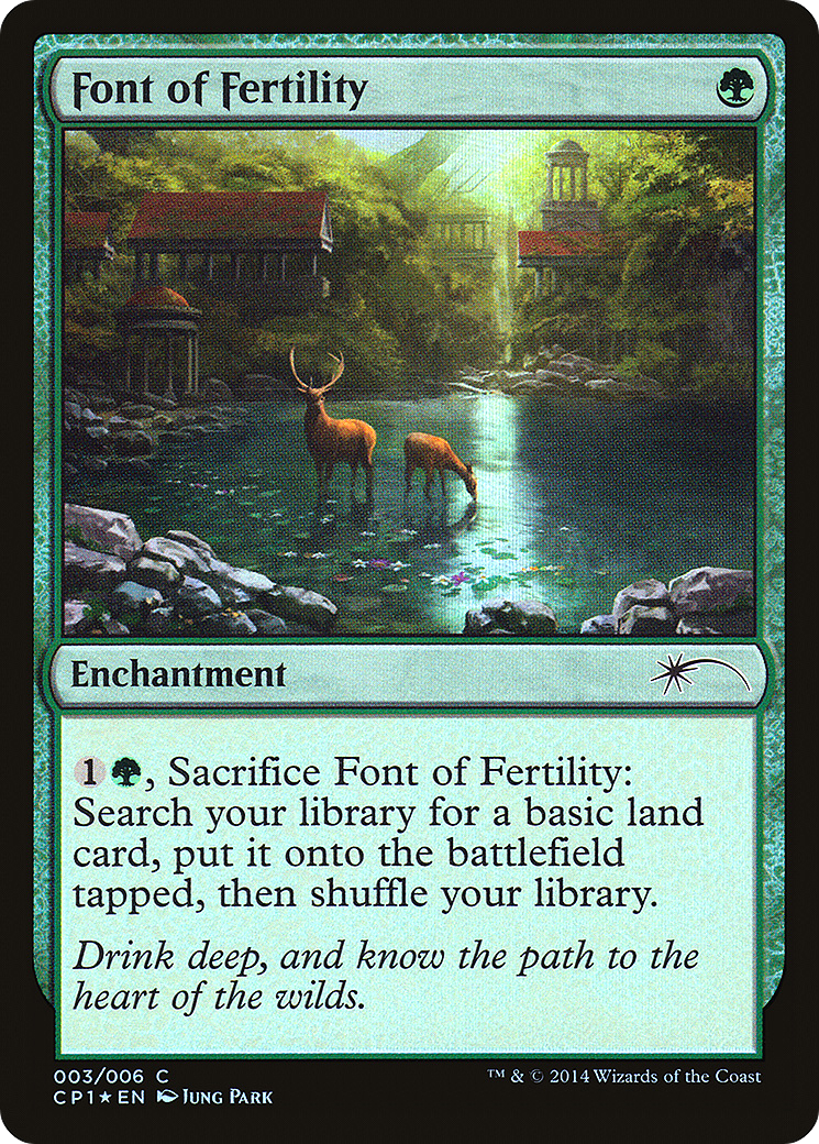 Font of Fertility (CP1-003) - Magic 2015 Clash Pack Foil