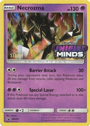 Necrozma (Prerelease) [Staff] (SM204) - SM Promos Holofoil - Promo
