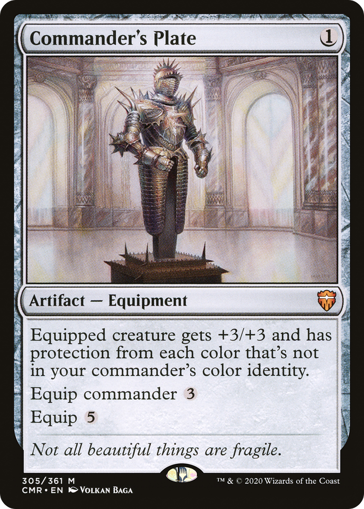 Commander's Plate (CMR-305) - Commander Legends Foil