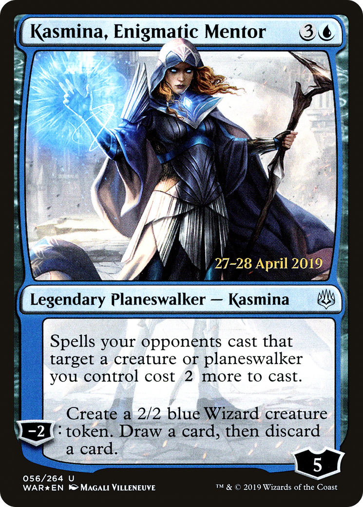 Kasmina, Enigmatic Mentor (PWAR-56S) - War of the Spark Promos Foil