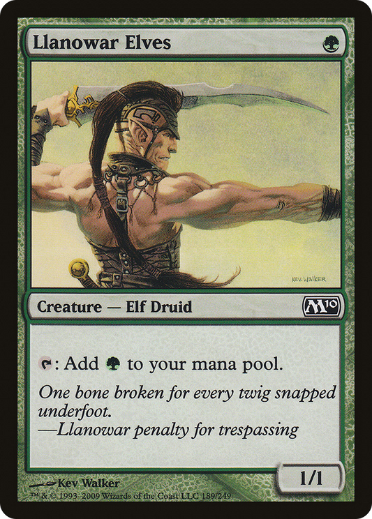 Llanowar Elves (M10-189) - Magic 2010 Foil