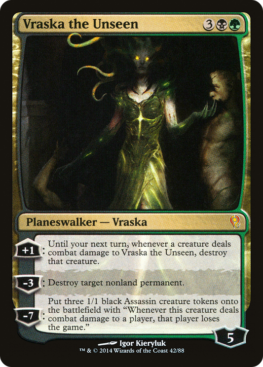 Vraska the Unseen (DDM-042) - Duel Decks: Jace vs. Vraska Foil