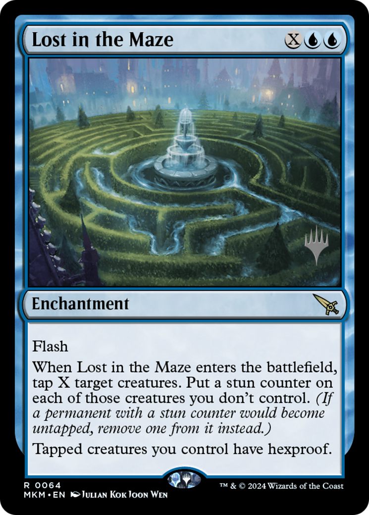 Lost in the Maze (PMKM-64P) - Murders at Karlov Manor Promos Foil