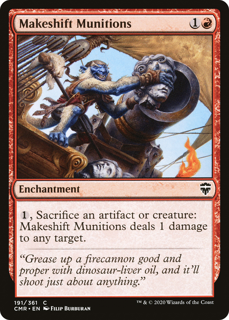 Makeshift Munitions (CMR-191) - Commander Legends Foil