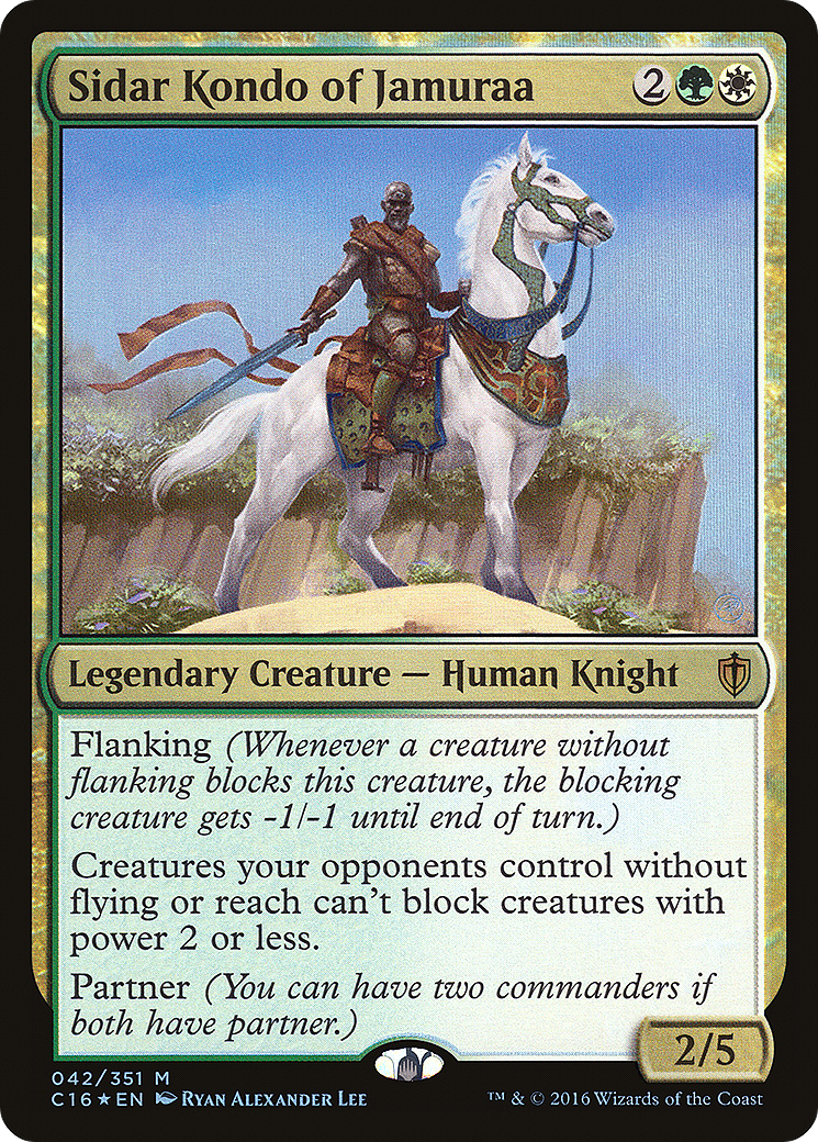 Sidar Kondo of Jamuraa (C16-042) - Commander 2016 Foil